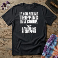 Printify T-Shirt If You See Me Tripping T-Shirt Mushroom Magic Mushroom T-Shirt