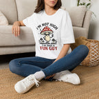 Printify T-Shirt Im Not High Im Just a Fun Guy Fungi Mushroom T-Shirt Mushroom Magic Mushroom T-Shirt
