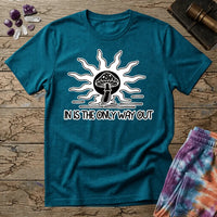 Printify T-Shirt In Is The Only Way Out T-Shirt Mushroom Magic Mushroom T-Shirt