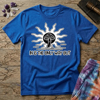 Printify T-Shirt In Is The Only Way Out T-Shirt Mushroom Magic Mushroom T-Shirt