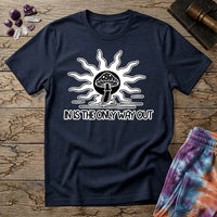 Printify T-Shirt In Is The Only Way Out T-Shirt Mushroom Magic Mushroom T-Shirt