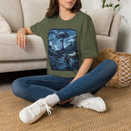Printify T-Shirt Interplanetary Mushroom T-Shirt Mushroom Magic Mushroom T-Shirt