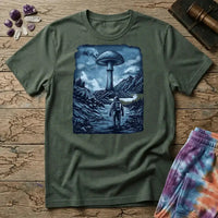 Printify T-Shirt Interplanetary Mushroom T-Shirt Mushroom Magic Mushroom T-Shirt