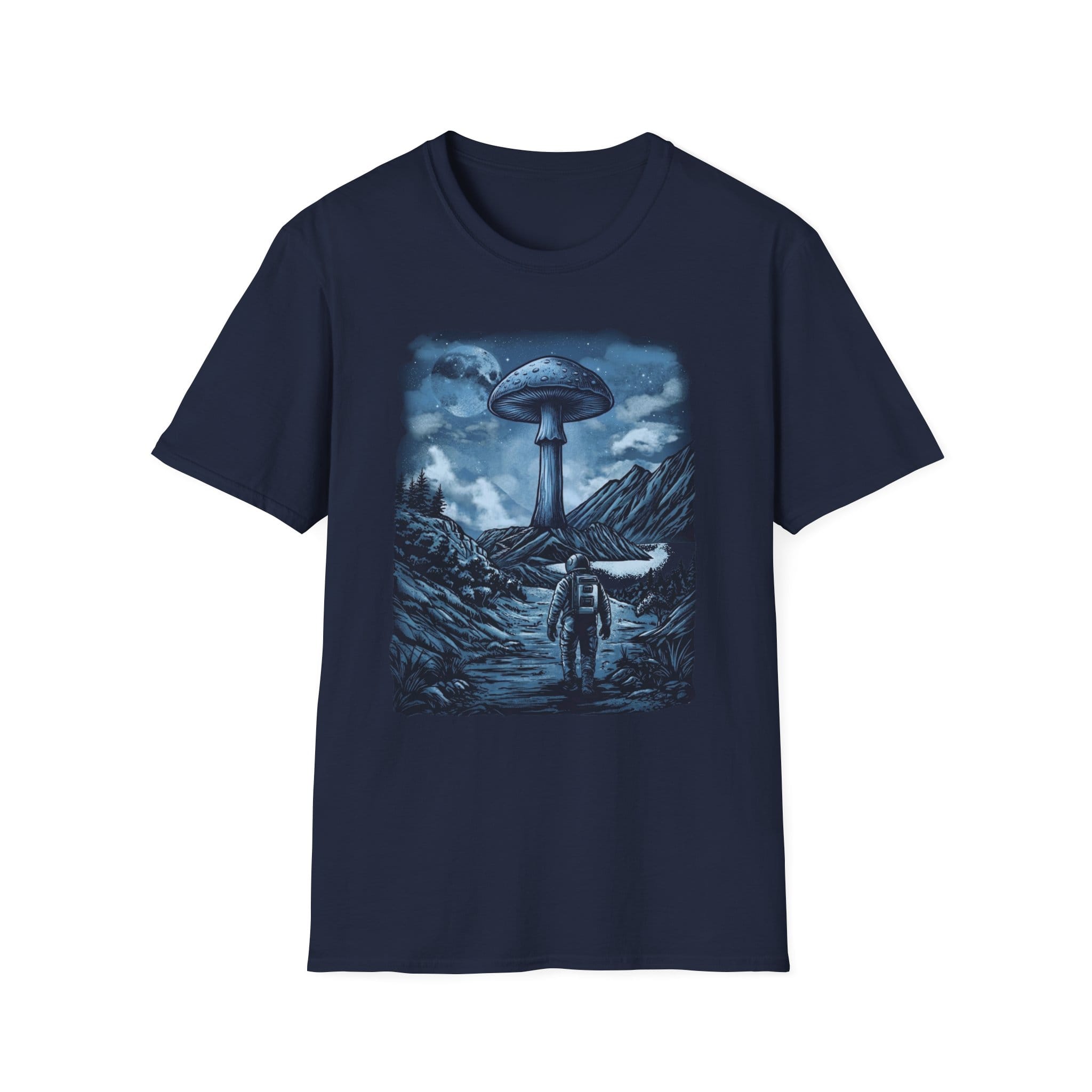 Printify T-Shirt Interplanetary Mushroom T-Shirt Mushroom Magic Mushroom T-Shirt