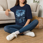 Printify T-Shirt Interplanetary Mushroom T-Shirt Mushroom Magic Mushroom T-Shirt
