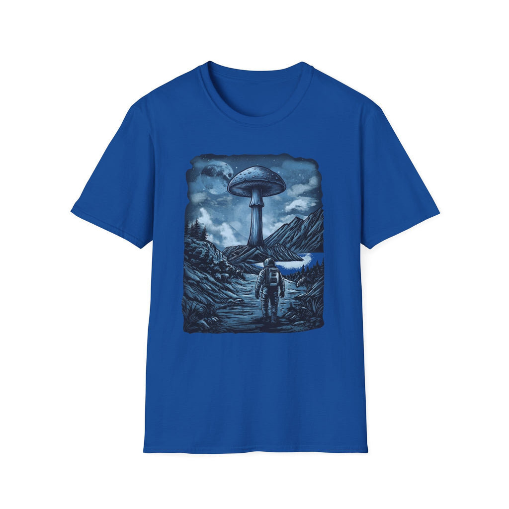Printify T-Shirt Interplanetary Mushroom T-Shirt Mushroom Magic Mushroom T-Shirt