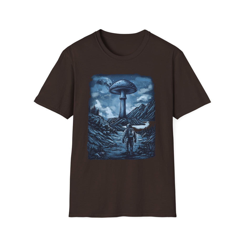 Printify T-Shirt Interplanetary Mushroom T-Shirt Mushroom Magic Mushroom T-Shirt