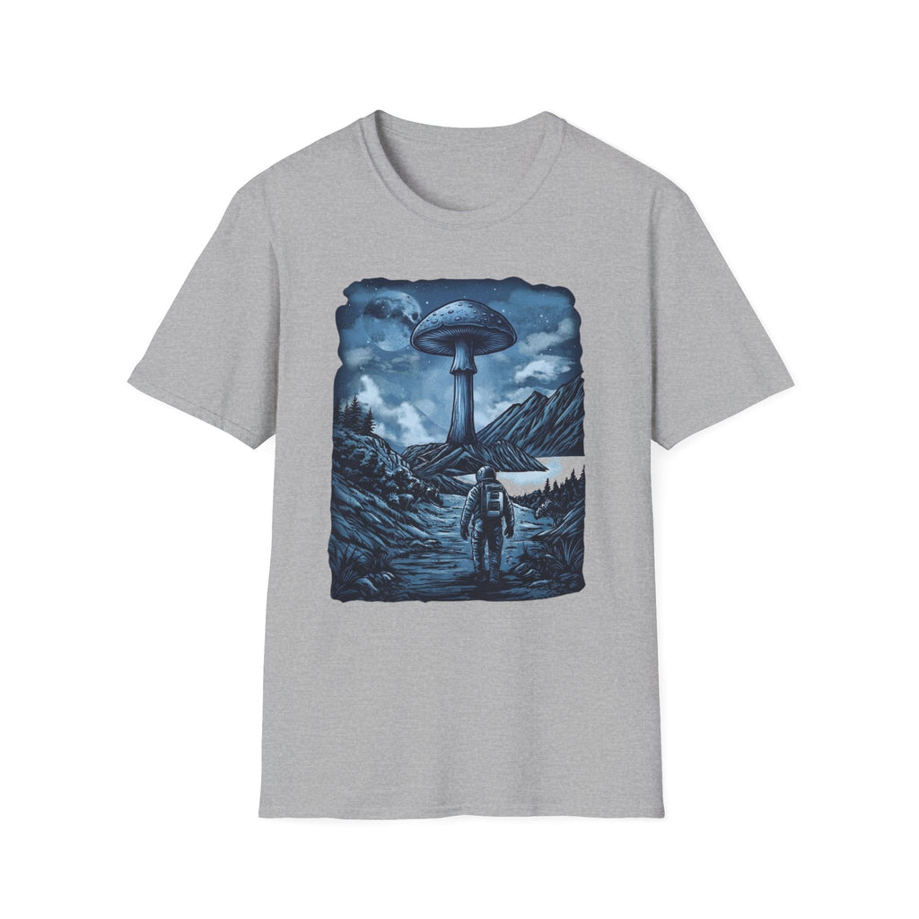 Printify T-Shirt Interplanetary Mushroom T-Shirt Mushroom Magic Mushroom T-Shirt