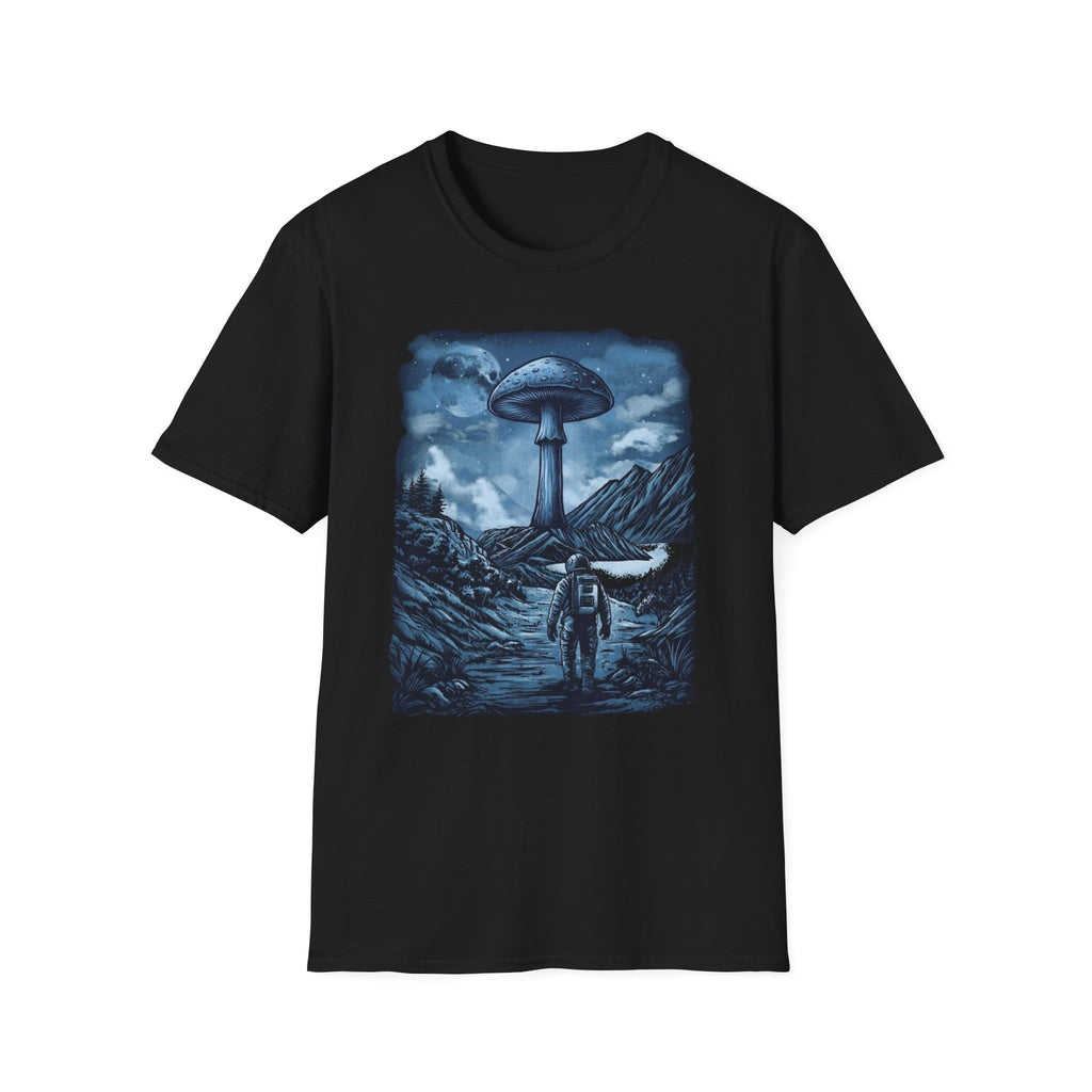 Printify T-Shirt Interplanetary Mushroom T-Shirt Mushroom Magic Mushroom T-Shirt