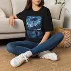 Printify T-Shirt Interplanetary Mushroom T-Shirt Mushroom Magic Mushroom T-Shirt