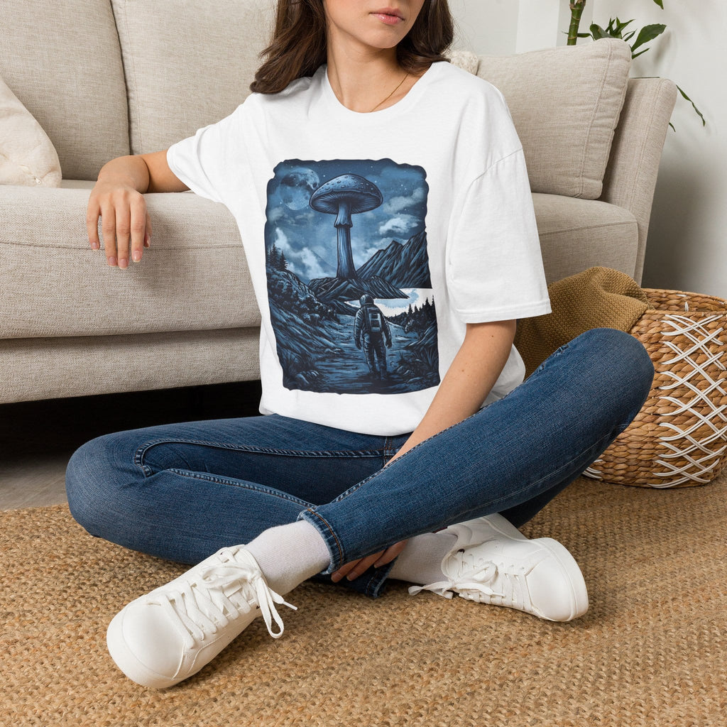 Printify T-Shirt Interplanetary Mushroom T-Shirt Mushroom Magic Mushroom T-Shirt