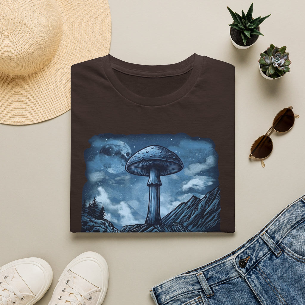 Printify T-Shirt Interplanetary Mushroom T-Shirt Mushroom Magic Mushroom T-Shirt