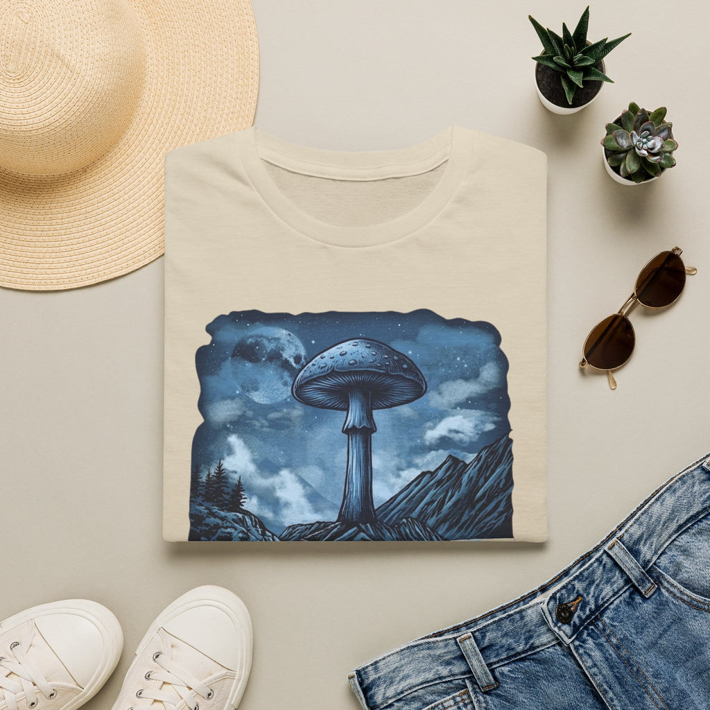 Printify T-Shirt Interplanetary Mushroom T-Shirt Mushroom Magic Mushroom T-Shirt