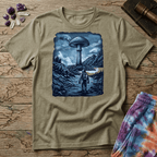 Printify T-Shirt Interplanetary Mushroom T-Shirt Mushroom Magic Mushroom T-Shirt