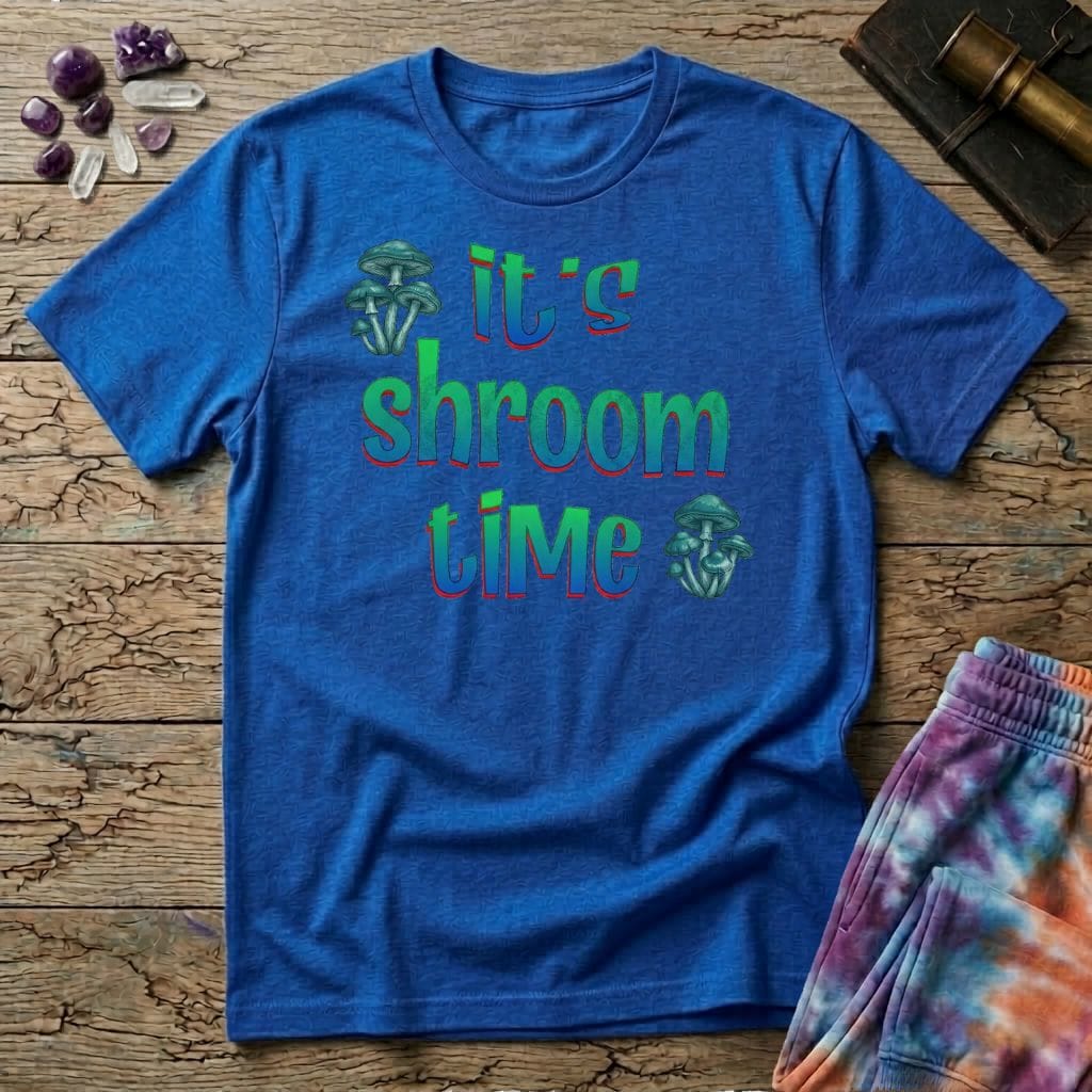 Printify T-Shirt It's Shroom Time Mushroom T-Shirt Mushroom Magic Mushroom T-Shirt
