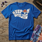 Printify T-Shirt Keep On Smiling Mushroom T-Shirt Mushroom Magic Mushroom T-Shirt