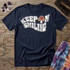 Printify T-Shirt Keep On Smiling Mushroom T-Shirt Mushroom Magic Mushroom T-Shirt