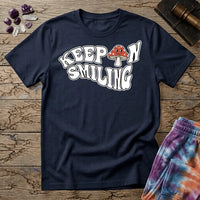 Printify T-Shirt Keep On Smiling Mushroom T-Shirt Mushroom Magic Mushroom T-Shirt