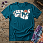 Printify T-Shirt Keep On Smiling Mushroom T-Shirt Mushroom Magic Mushroom T-Shirt