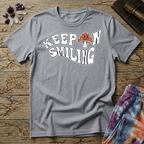 Printify T-Shirt Keep On Smiling Mushroom T-Shirt Mushroom Magic Mushroom T-Shirt