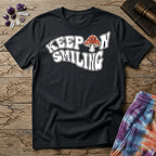 Printify T-Shirt Keep On Smiling Mushroom T-Shirt Mushroom Magic Mushroom T-Shirt