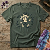 Printify T-Shirt Keep On Truckin & Trippin Mushroom T-Shirt Mushroom Magic Mushroom T-Shirt