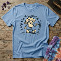 Printify T-Shirt Keep On Truckin & Trippin Mushroom T-Shirt Mushroom Magic Mushroom T-Shirt