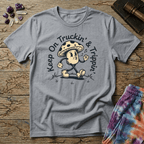 Printify T-Shirt Keep On Truckin & Trippin Mushroom T-Shirt Mushroom Magic Mushroom T-Shirt