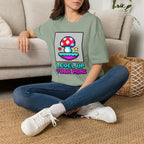 Printify T-Shirt Level Up Your Mind Mushroom T-Shirt Mushroom Magic Mushroom T-Shirt