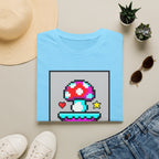 Printify T-Shirt Level Up Your Mind Mushroom T-Shirt Mushroom Magic Mushroom T-Shirt