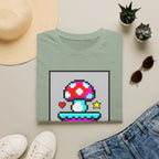 Printify T-Shirt Level Up Your Mind Mushroom T-Shirt Mushroom Magic Mushroom T-Shirt