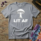Printify T-Shirt Lit AF Mushroom T-Shirt Mushroom Magic Mushroom T-Shirt