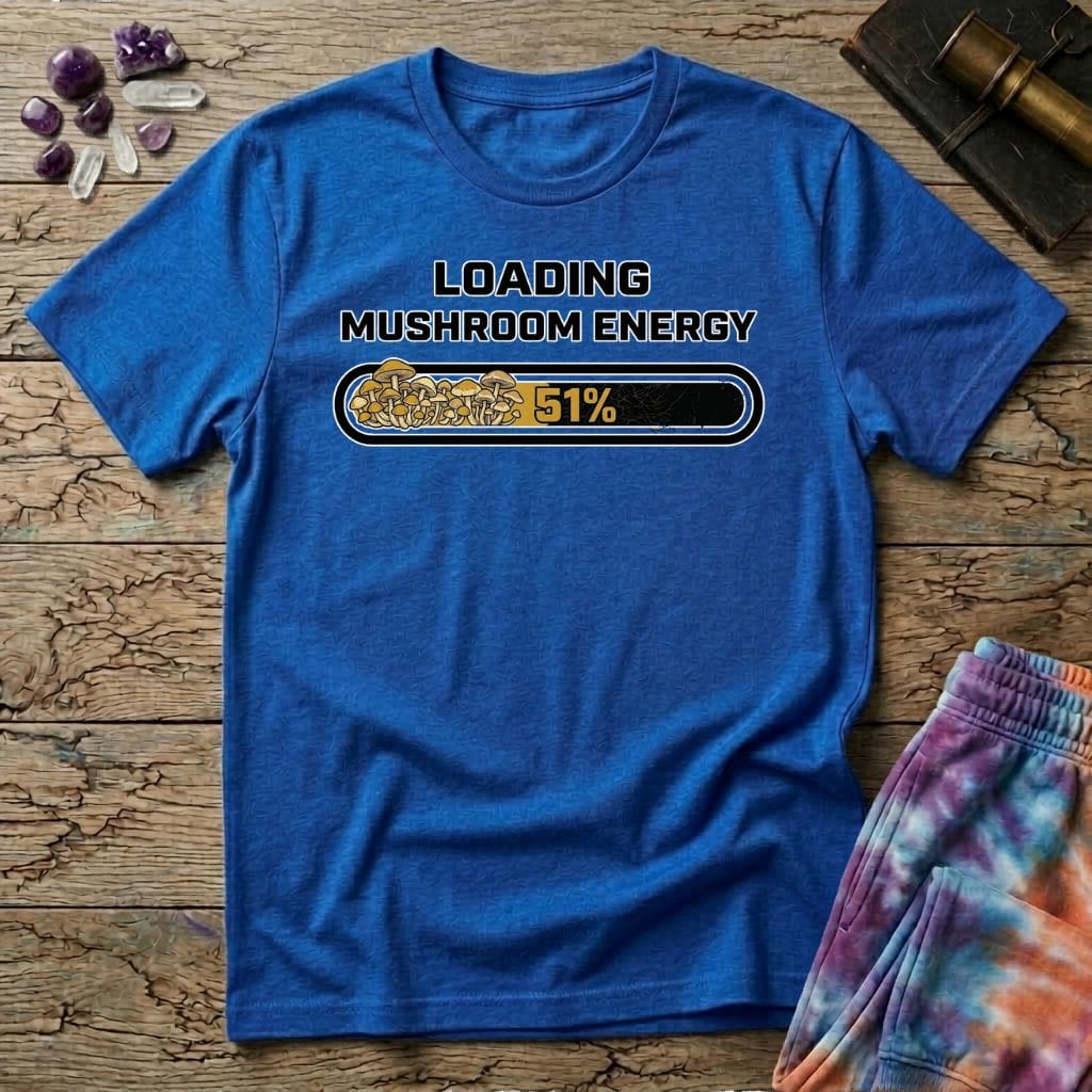 Printify T-Shirt Loading Mushroom Energy T-Shirt Mushroom Magic Mushroom T-Shirt