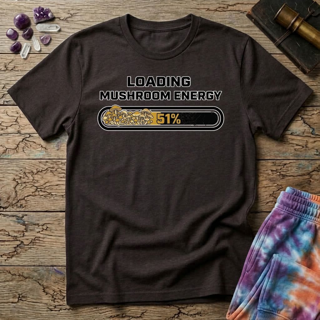 Printify T-Shirt Loading Mushroom Energy T-Shirt Mushroom Magic Mushroom T-Shirt