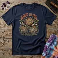 Printify T-Shirt Lost In The Frequency Mushroom T-Shirt Mushroom Magic Mushroom T-Shirt