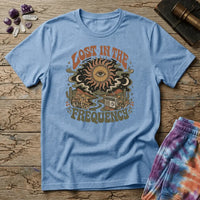 Printify T-Shirt Lost In The Frequency Mushroom T-Shirt Mushroom Magic Mushroom T-Shirt