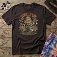 Printify T-Shirt Lost In The Frequency Mushroom T-Shirt Mushroom Magic Mushroom T-Shirt