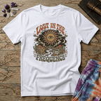 Printify T-Shirt Lost In The Frequency Mushroom T-Shirt Mushroom Magic Mushroom T-Shirt