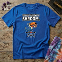Printify T-Shirt Lovely Day For a Shroom Mushroom T-Shirt Mushroom Magic Mushroom T-Shirt