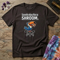 Printify T-Shirt Lovely Day For a Shroom Mushroom T-Shirt Mushroom Magic Mushroom T-Shirt