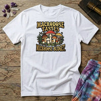 Printify T-Shirt Macrodose Tastes Microdose Budget Mushroom T-Shirt Mushroom Magic Mushroom T-Shirt