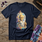 Printify T-Shirt Mahatma Gandhi Mushroom T-Shirt Mushroom Magic Mushroom T-Shirt