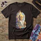 Printify T-Shirt Mahatma Gandhi Mushroom T-Shirt Mushroom Magic Mushroom T-Shirt
