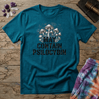 Printify T-Shirt May Contain Psilocybin Mushroom T-Shirt Mushroom Magic Mushroom T-Shirt