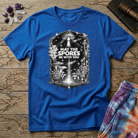 Printify T-Shirt May The Spores Be With You Mushroom T-Shirt Mushroom Magic Mushroom T-Shirt