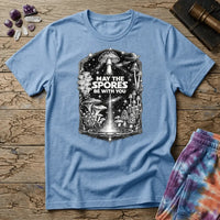 Printify T-Shirt May The Spores Be With You Mushroom T-Shirt Mushroom Magic Mushroom T-Shirt