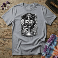 Printify T-Shirt May The Spores Be With You Mushroom T-Shirt Mushroom Magic Mushroom T-Shirt