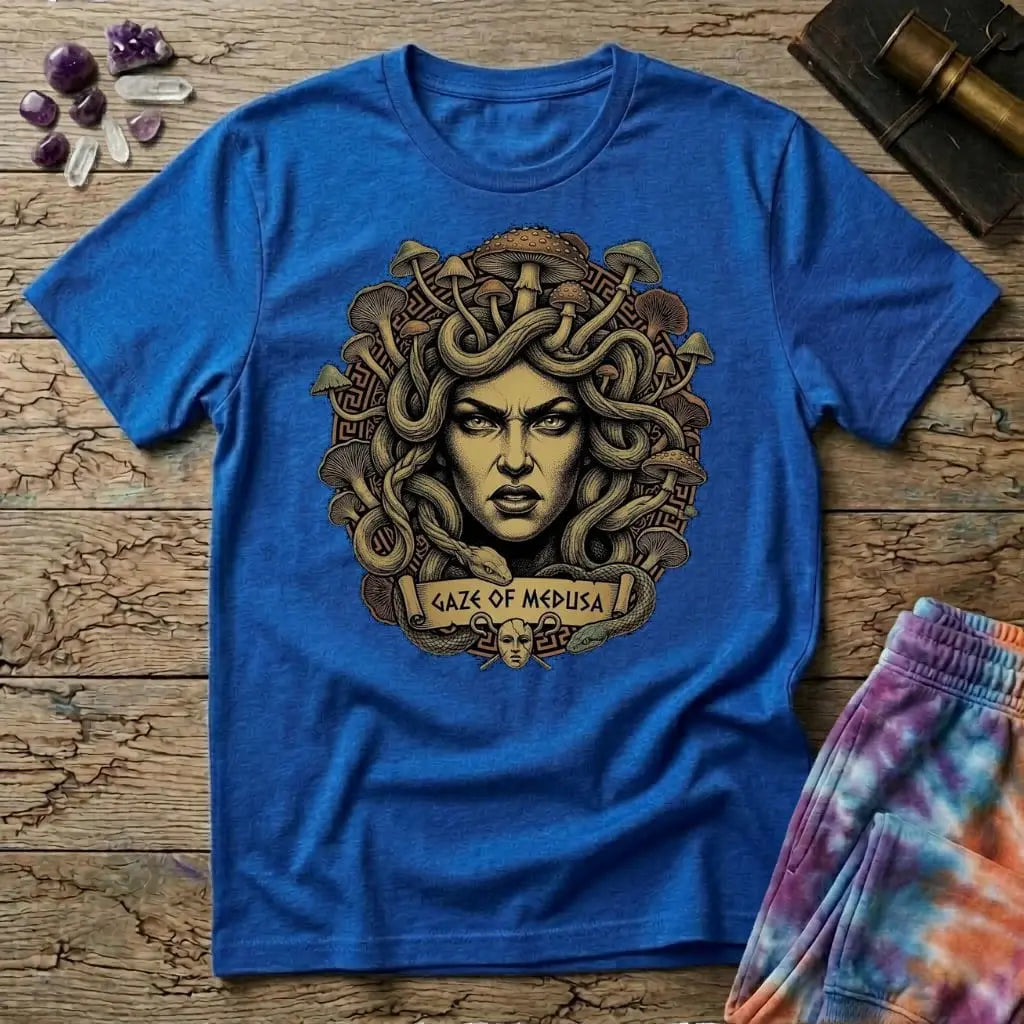Printify T-Shirt Medusa Mushroom T-Shirt Mushroom Magic Mushroom T-Shirt