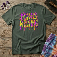 Printify T-Shirt Mind Melting Psychedelic T-Shirt Mushroom Magic Mushroom T-Shirt