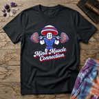 Printify T-Shirt Mind Muscle Connection Mushroom T-Shirt Mushroom Magic Mushroom T-Shirt